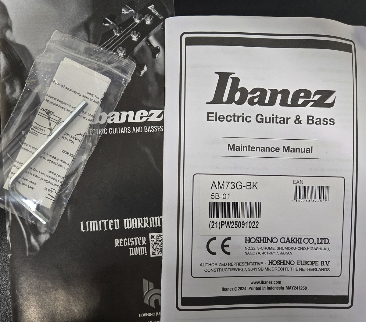 Ibanez Artcore AM73G Hollowbody Black (022)