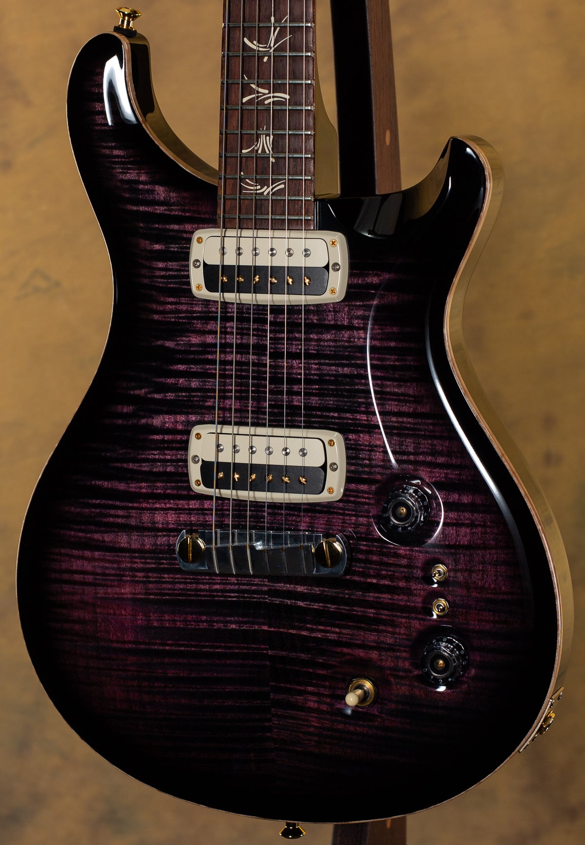 2022 PRS Paul&#39;s Guitar Custom Color Purple Iris Smokeburst 10 top