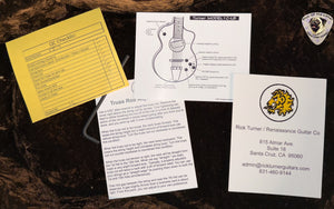 2022 Rick Turner Model 1 Deluxe Flamed Maple Top