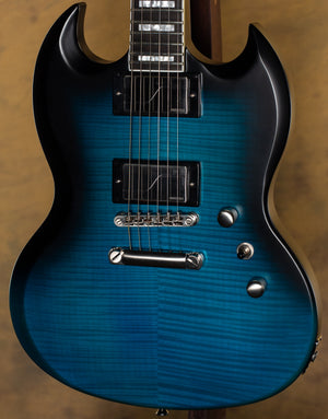 2022 Epiphone SG Prophecy Blue Tiger w/ Case