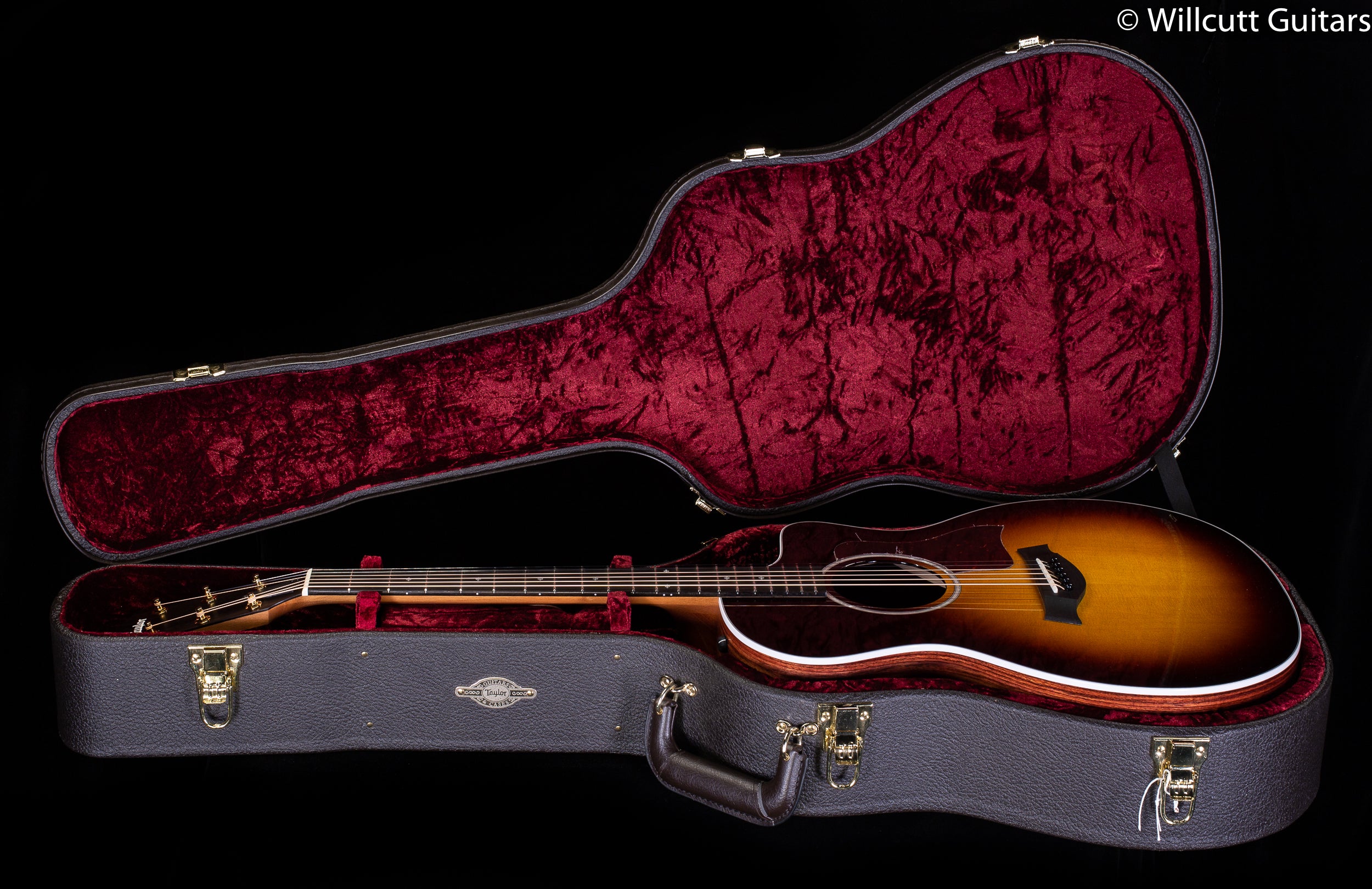taylor 214ce tobacco sunburst Deluxe small diamond inlays Taylor 214ce-SB DLX Sunburst -