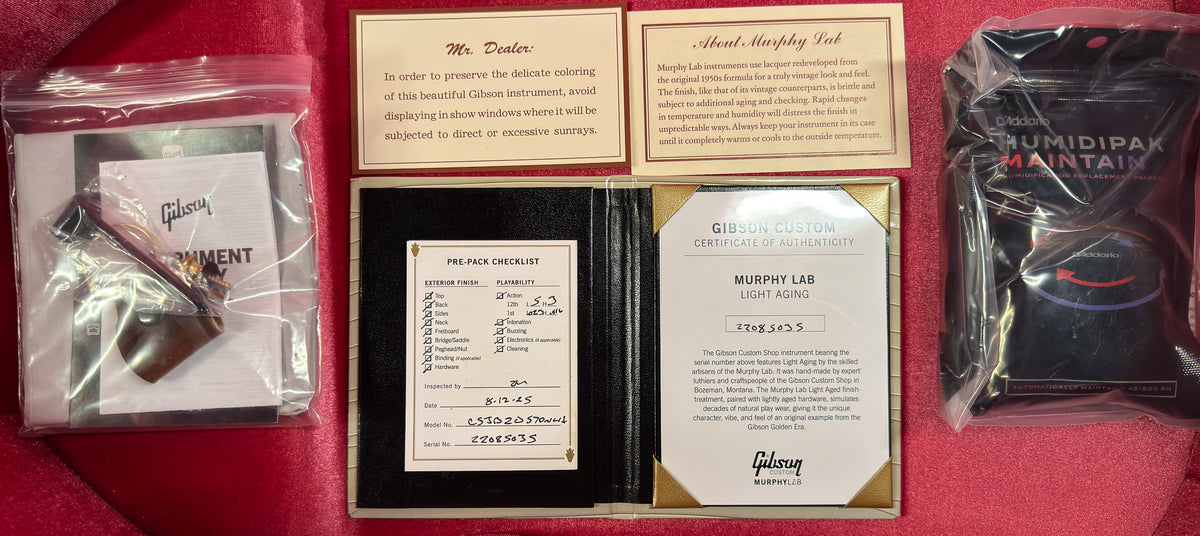 Gibson Custom Shop 1957 SJ-200 Murphy Lab Light Aged Dark Natural (035)