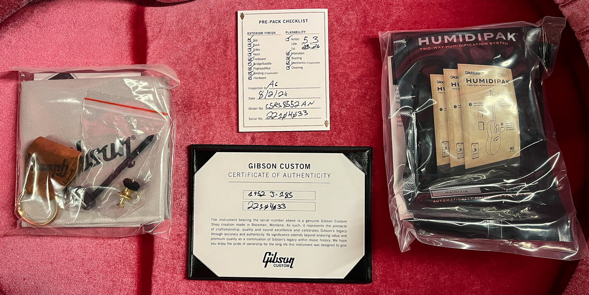 Gibson Custom Shop 1952 J-185 Antique Natural (033)