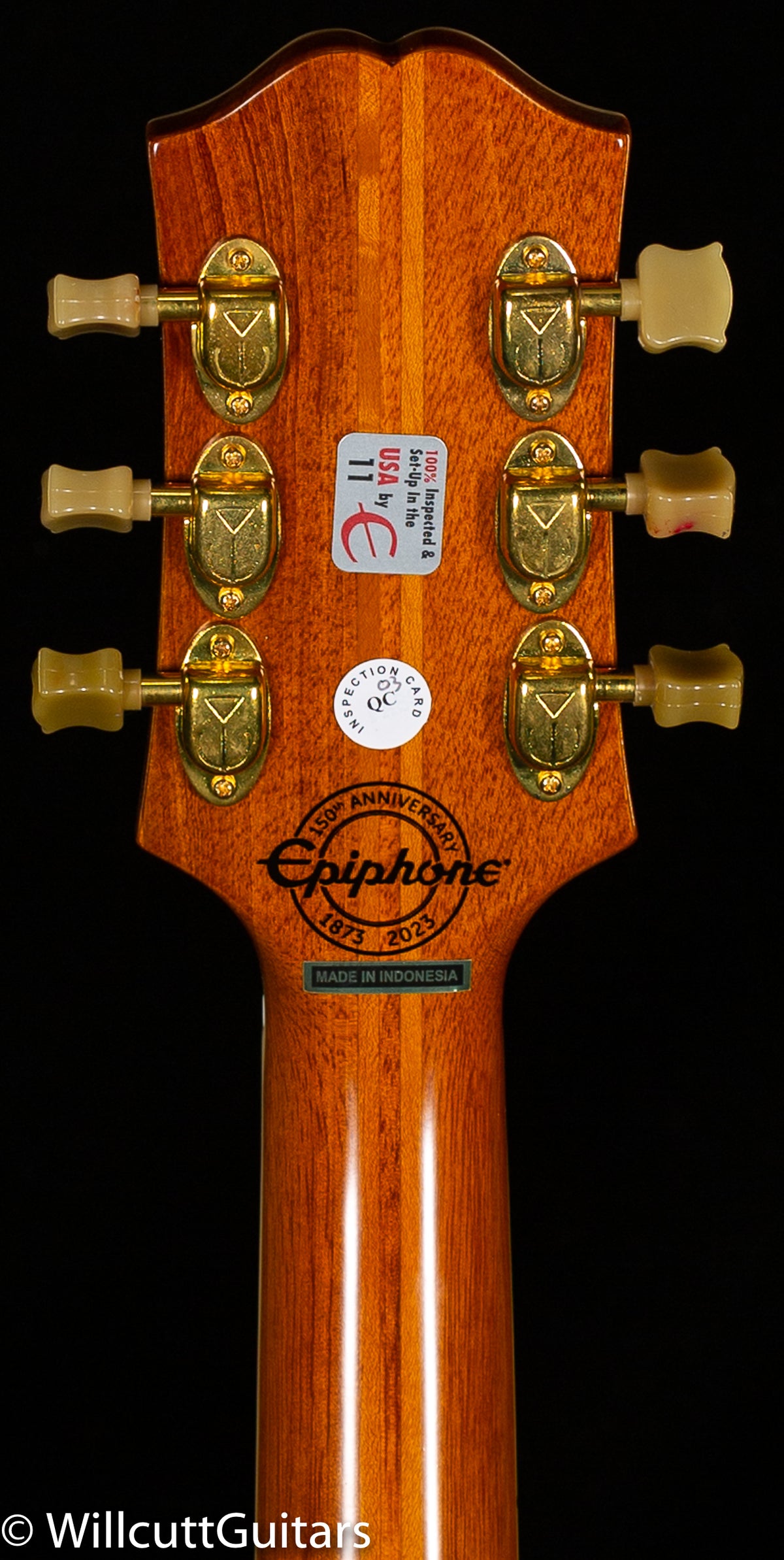 Epiphone 150th Anniversary Zephyr Deluxe Regent Aged Antique Natural (497)