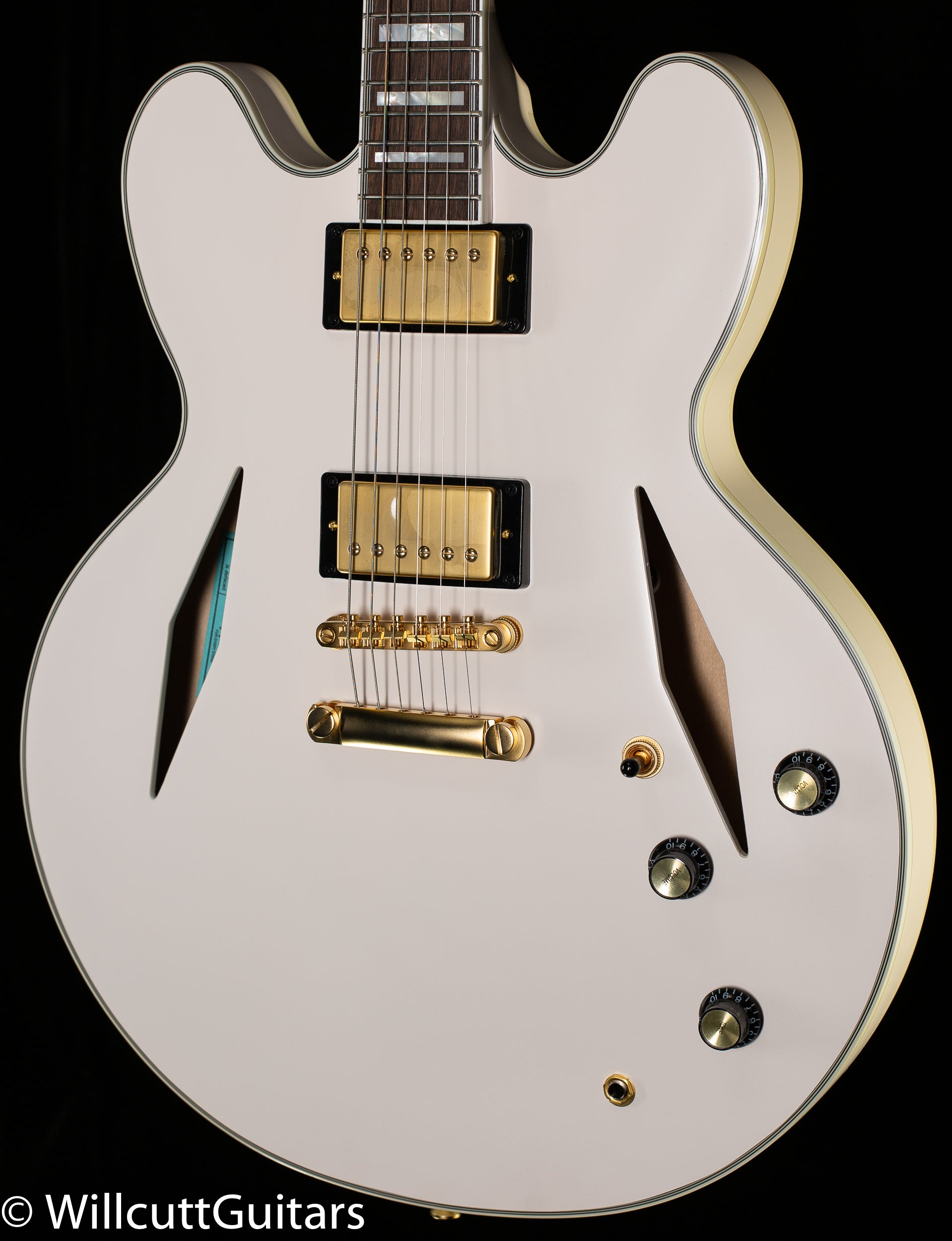 Epiphone Emily Wolfe “White Wolf” Sheraton Aged Bone White (029 