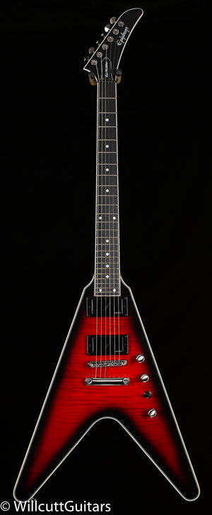 Epiphone Dave Mustaine Prophecy Flying V Aged Dark Red Burst (723)