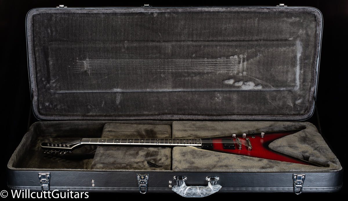 Epiphone Dave Mustaine Prophecy Flying V Aged Dark Red Burst (723)