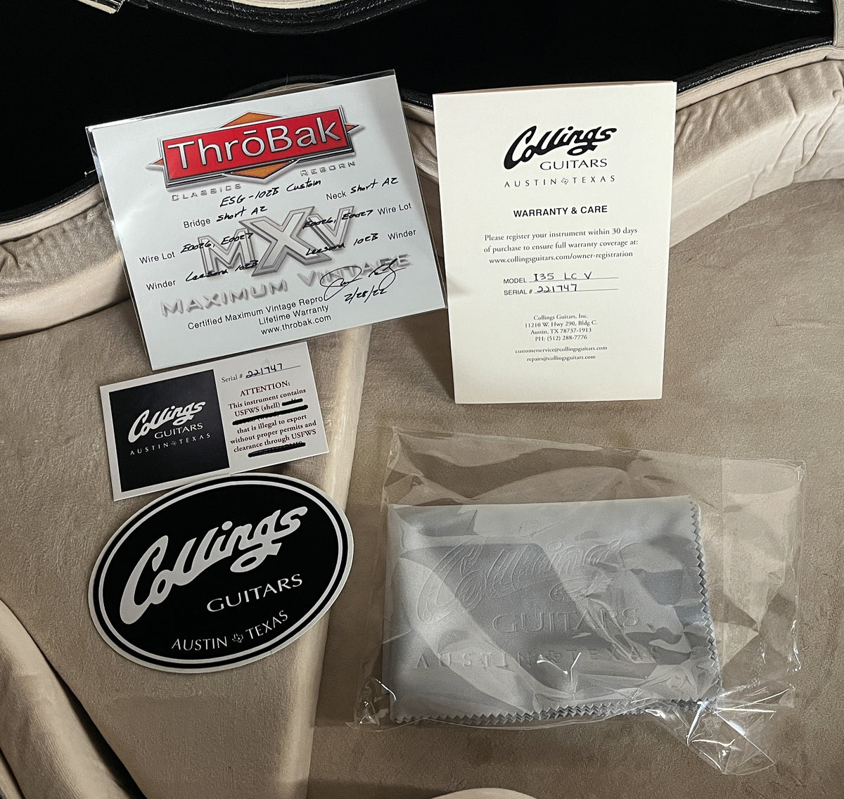 2022 Collings I-35LC Vintage Jet Black