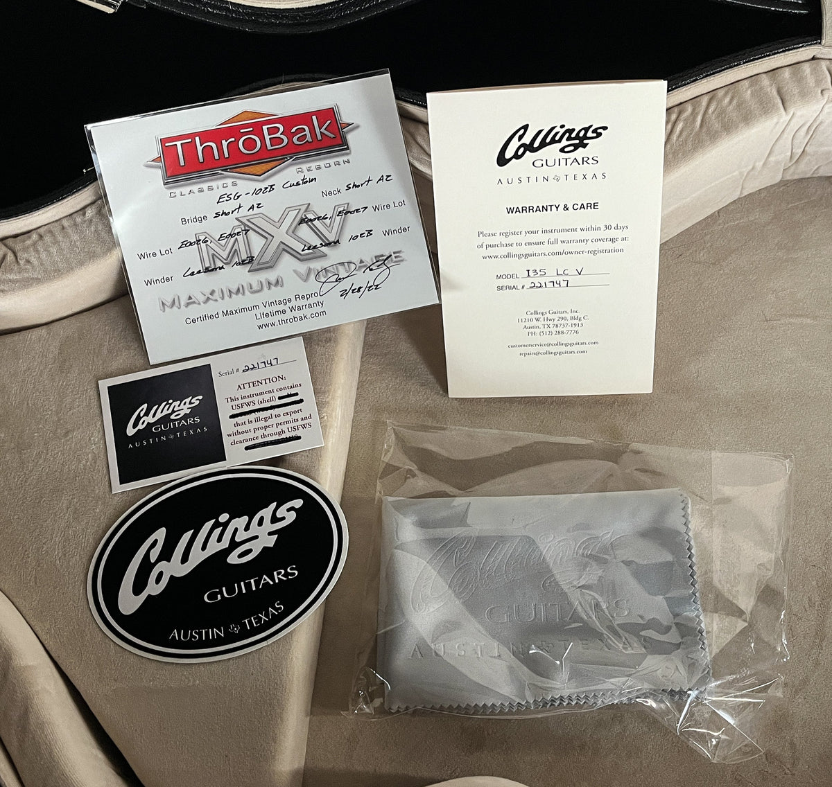 2022 Collings I-35 LC Vintage Jet Black