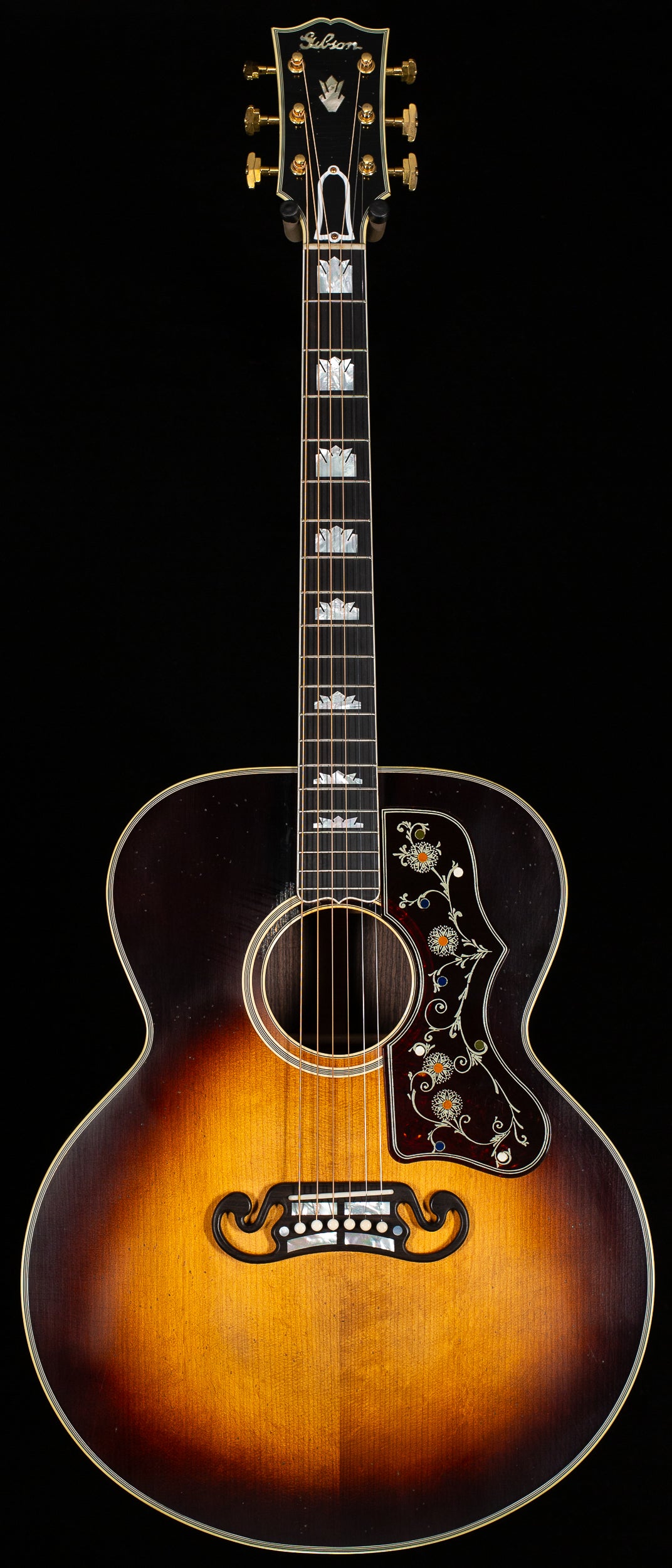 Gibson Custom Shop Pre-War SJ-200 Rosewood Murphy Lab Light Aged Faded Vintage Sunburst (011)
