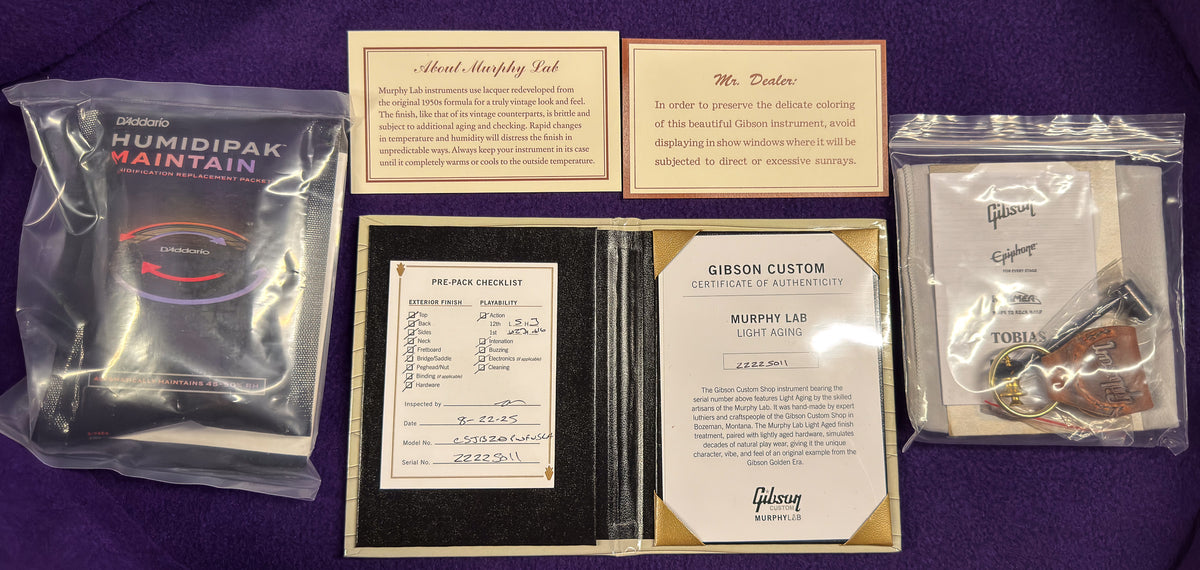 Gibson Custom Shop Pre-War SJ-200 Rosewood Murphy Lab Light Aged Faded Vintage Sunburst (011)