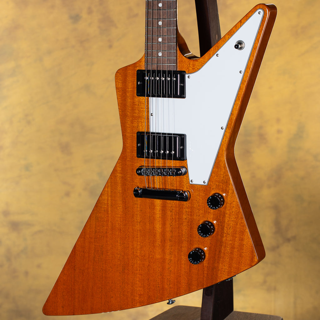 ホ*ー様 Gibson　Explorer　エクスプローラー　ギグバッグ　ストラッ 2021 Gibson Explorer Mahogany Antique Natural - Willcutt Guitars