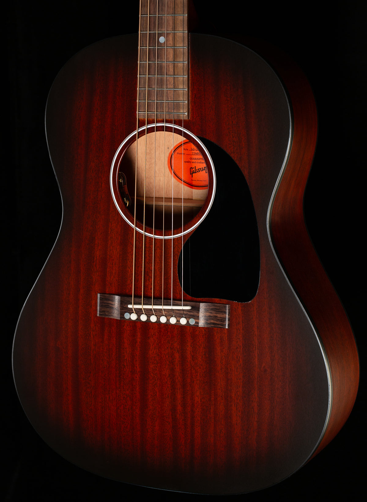 Gibson LG-2 All Mahogany Faded Vintage Sunburst (016)