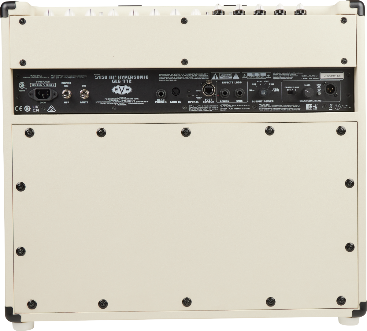 EVH 5150III® Hypersonic™ 6L6 1x12, Ivory (788)