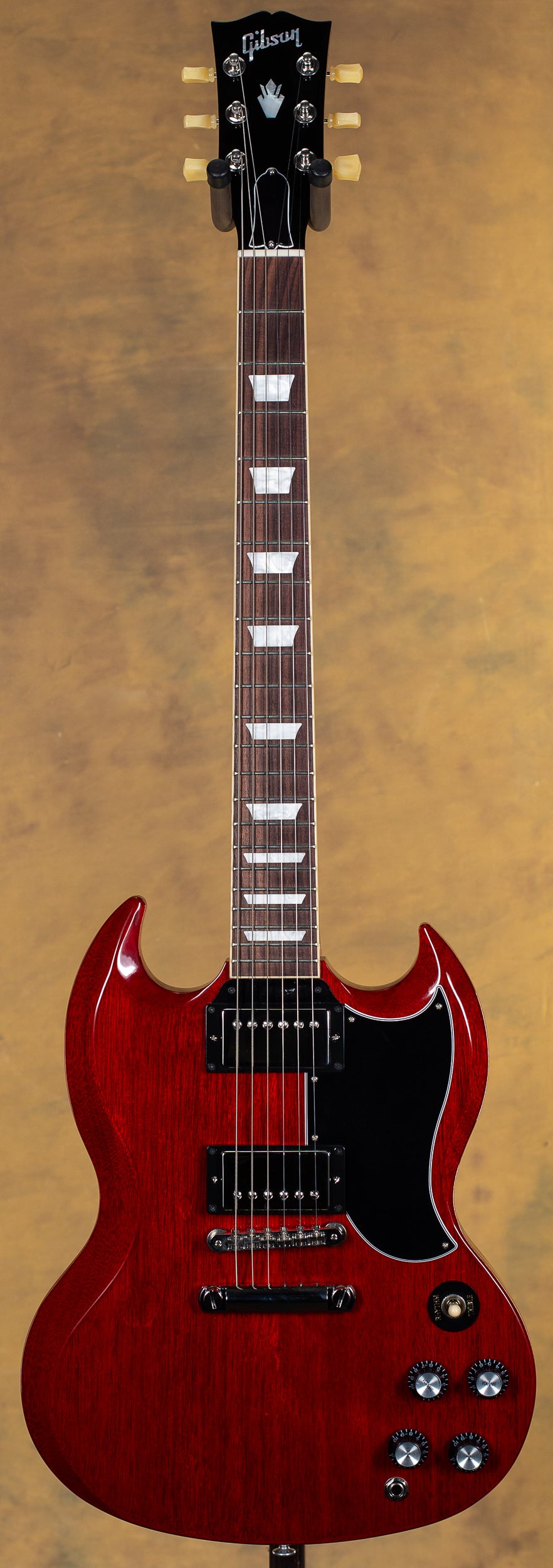 【ほぼ新品】Gibson SG Standard 61 Stop Bar Gibson SG Standard '61 Stop Bar Vintage Cherry — Rudy's