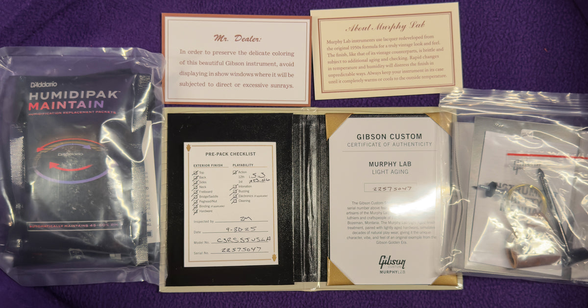 Gibson Custom Shop 1942 Banner Southern Jumbo Murphy Lab Light Aged Vintage Sunburst (047)