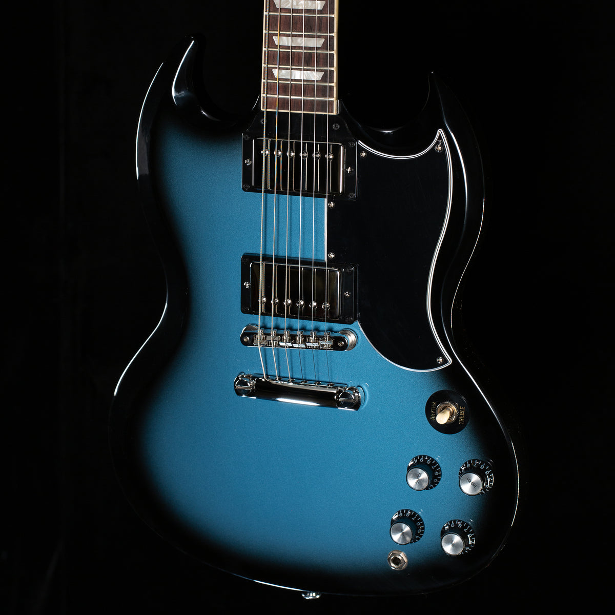 Gibson SG Standard '61 Stop Bar Pelham Blue Burst (023)