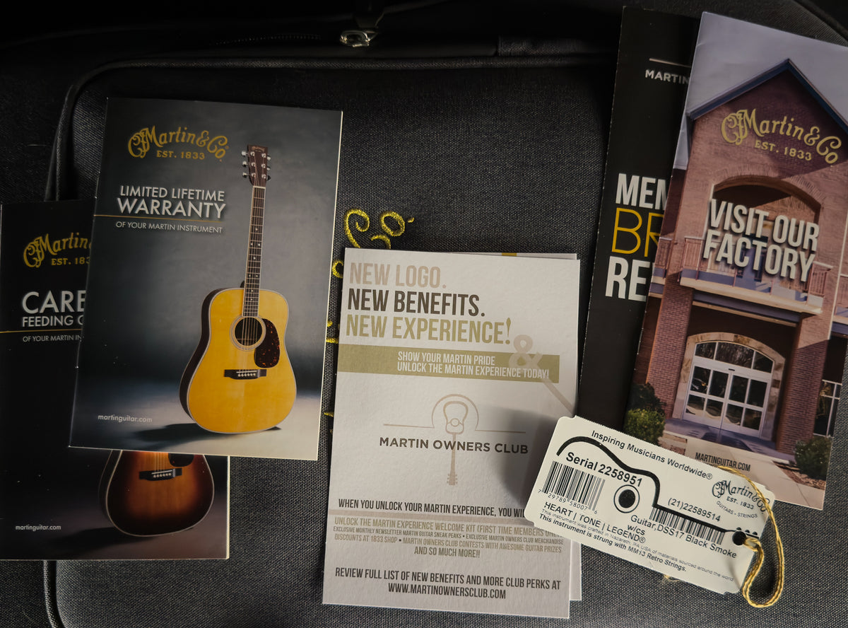 2019 Martin DSS-17 Black Smoke