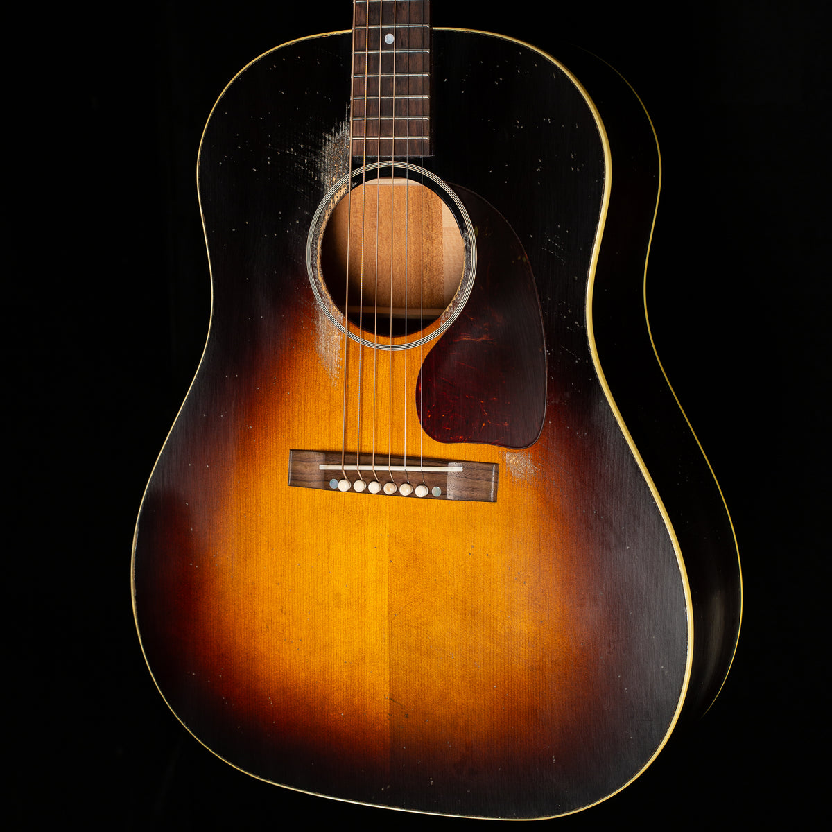 Gibson Custom Shop 1942 Banner J-45 Murphy Lab Heavy Aged Vintage Sunburst (052)