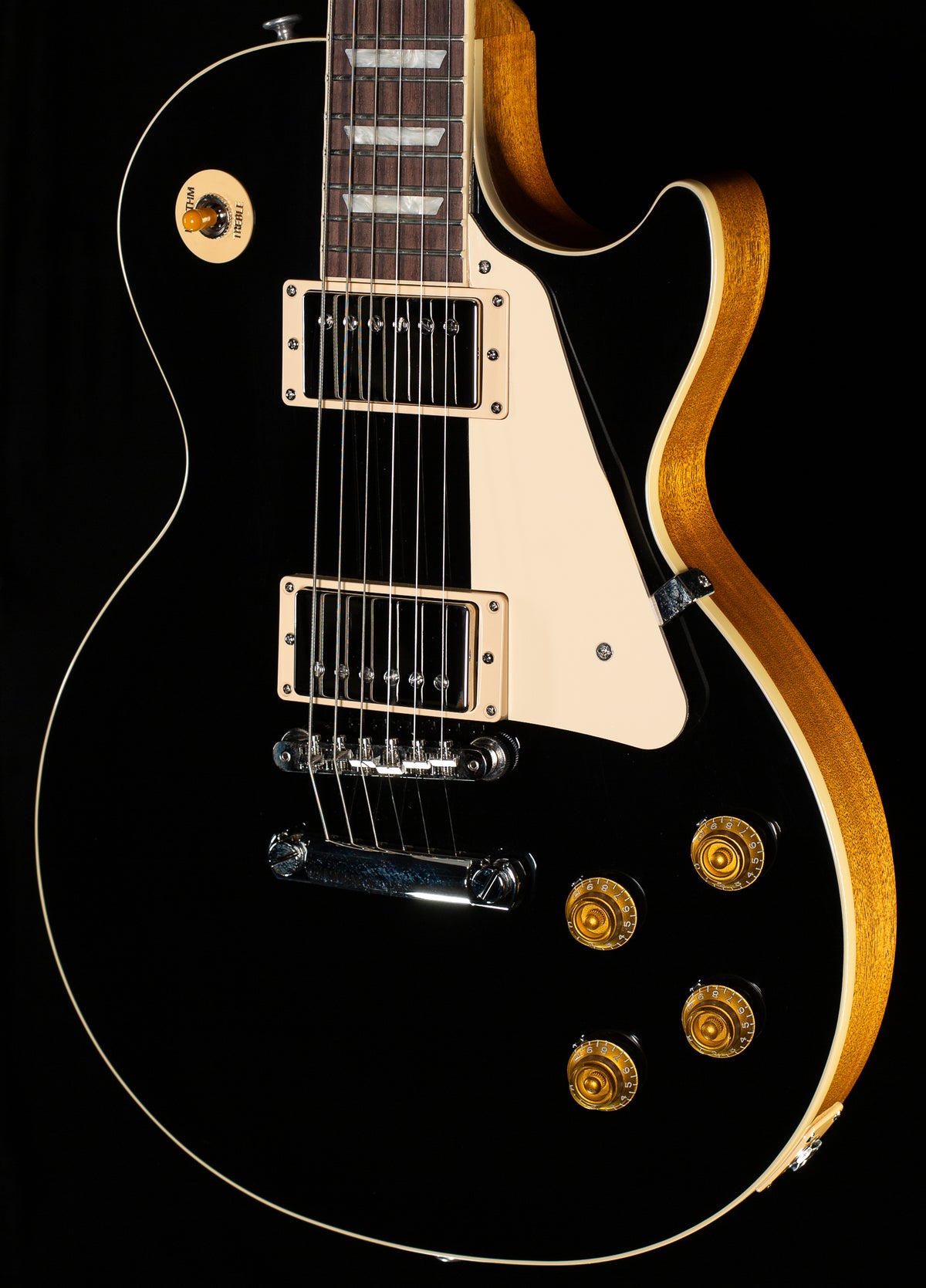 Gibson Les Paul Standard 50s Plain Top Ebony Top (159)