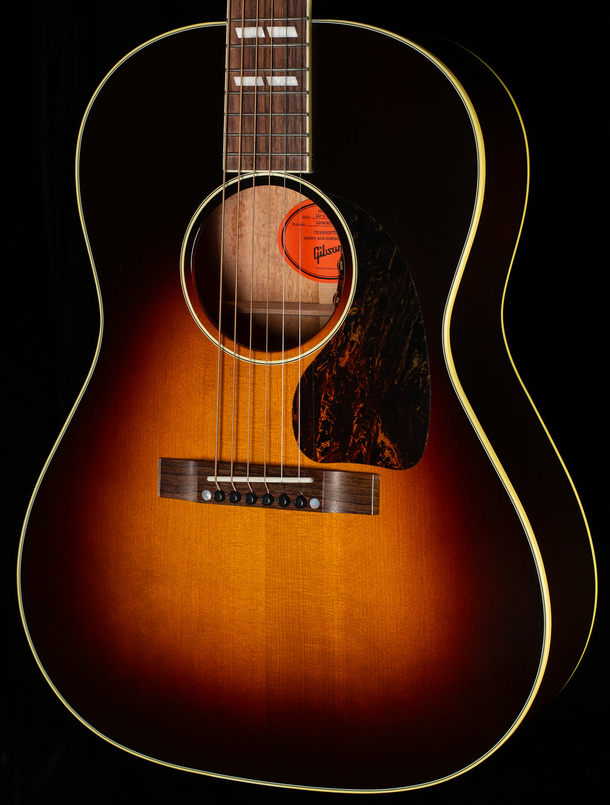 Gibson Nathaniel Rateliff LG-2 Western Vintage Sunburst (098)