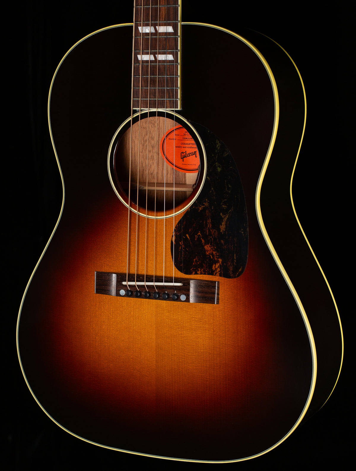 Gibson Nathaniel Rateliff LG-2 Western Vintage Sunburst (100)