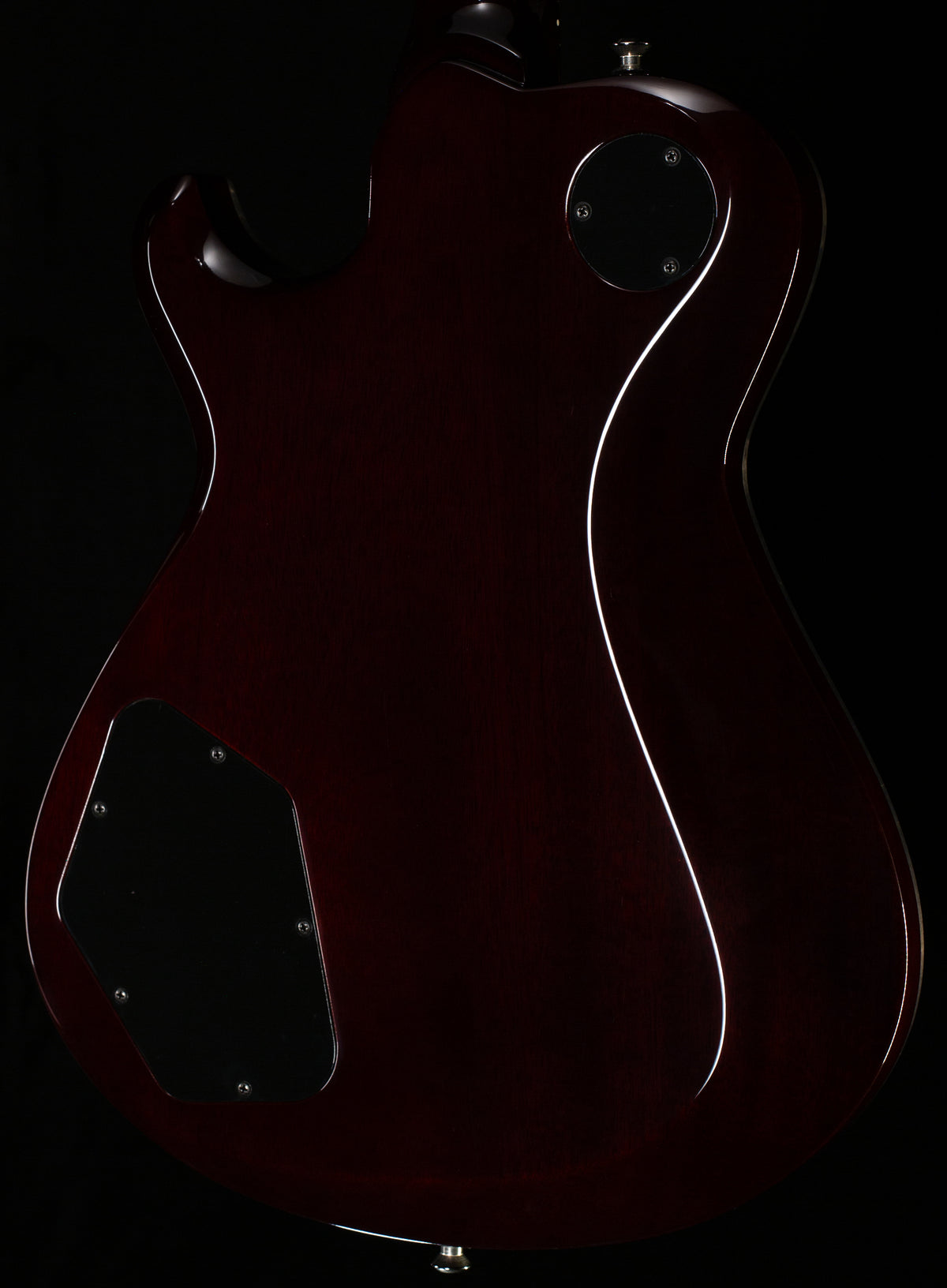 Knaggs Influence Kenai HB Lightning Bolt F-Hole T1 Top Charcoal Burst (286)