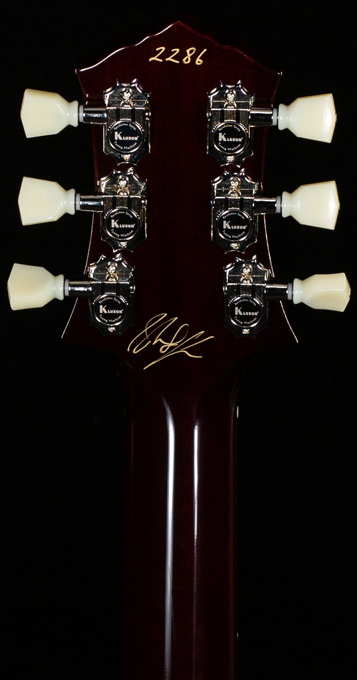 Knaggs Influence Kenai HB Lightning Bolt F-Hole T1 Top Charcoal Burst (286)