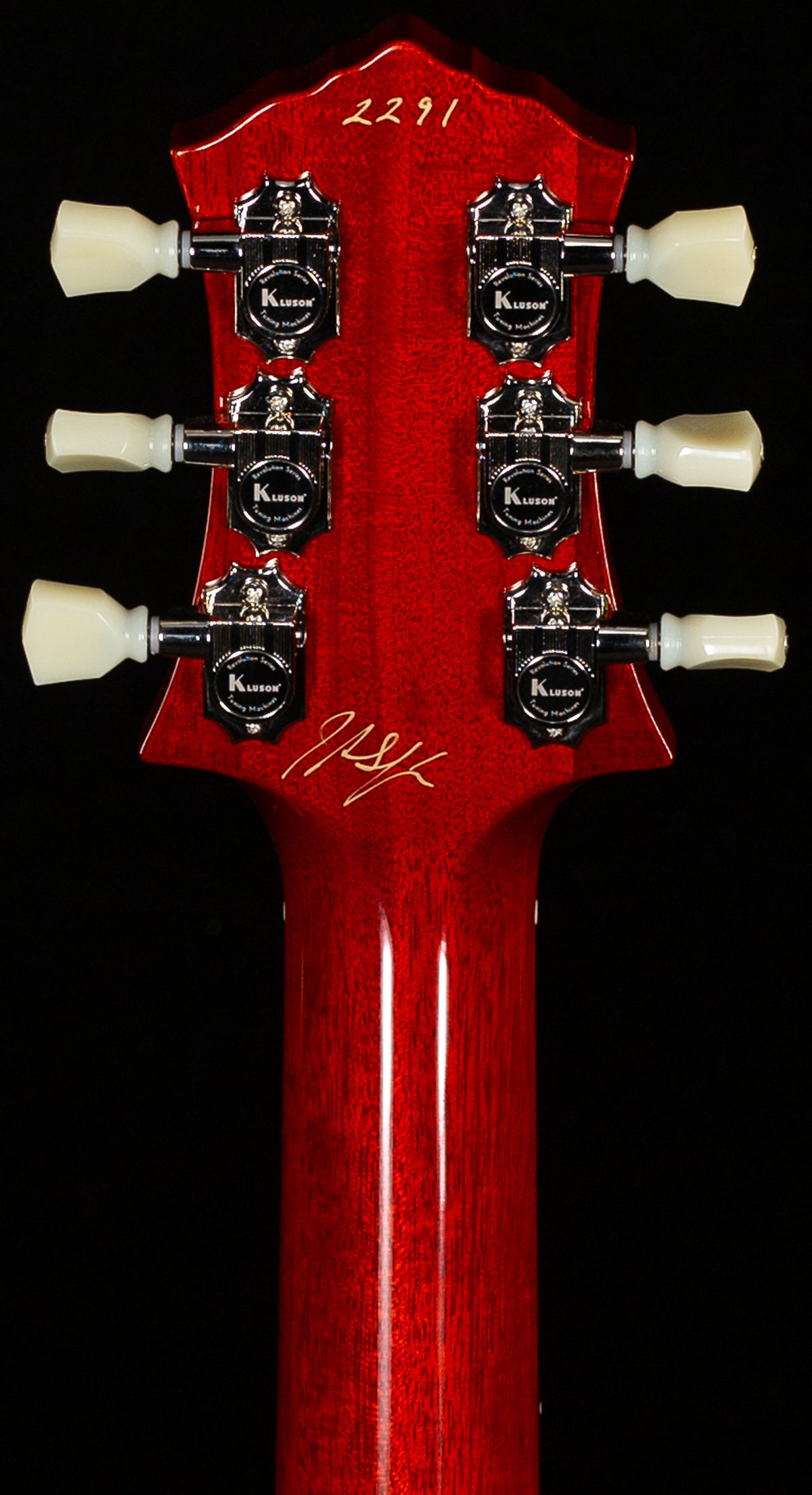 Knaggs Influence Kenai Hollowbody Vintage Burst T2 Maple Top (291)