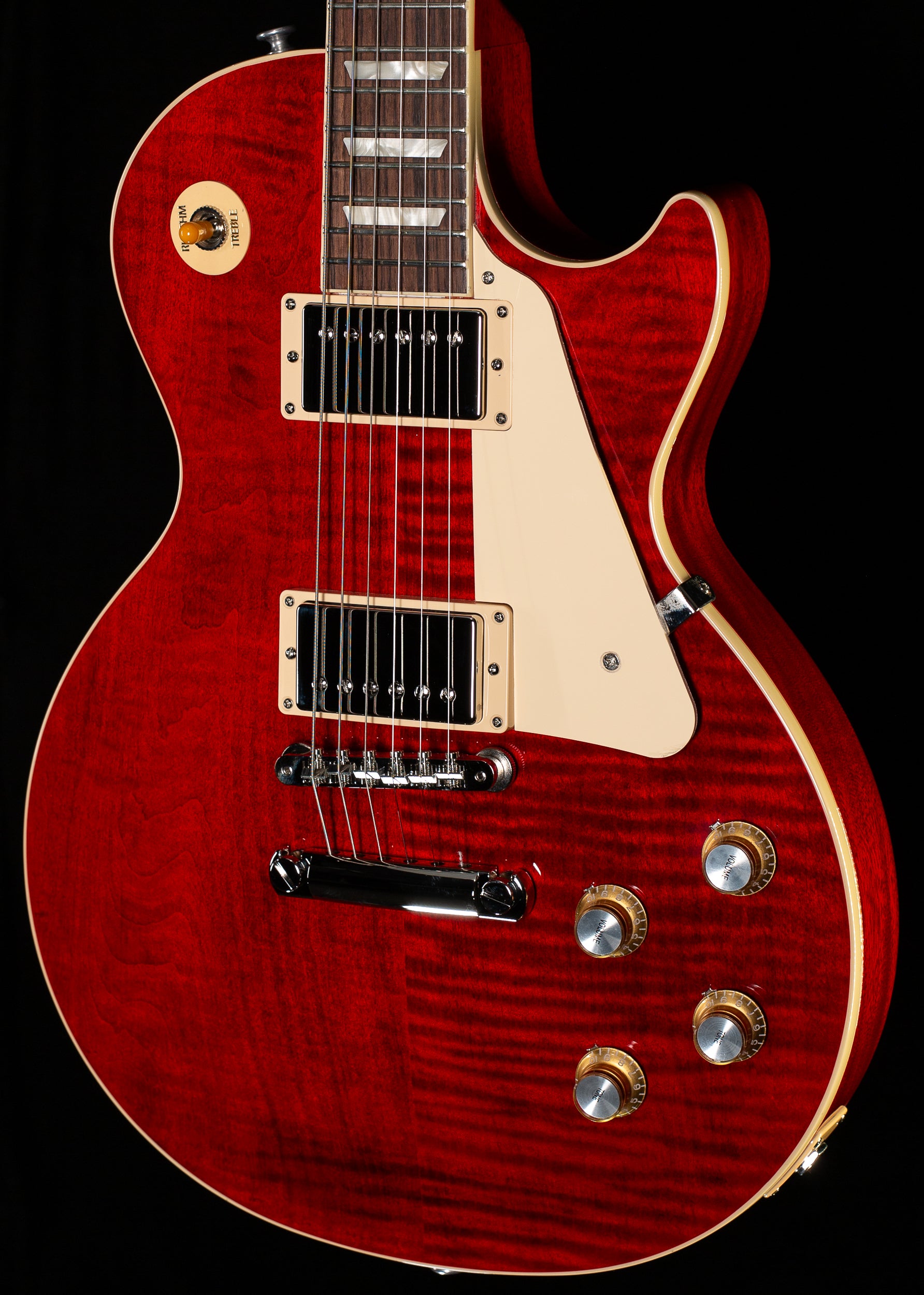 激安通販新作 Paul Les Gibson Standard (042 Cherry 60s Top Figured 60s ギター