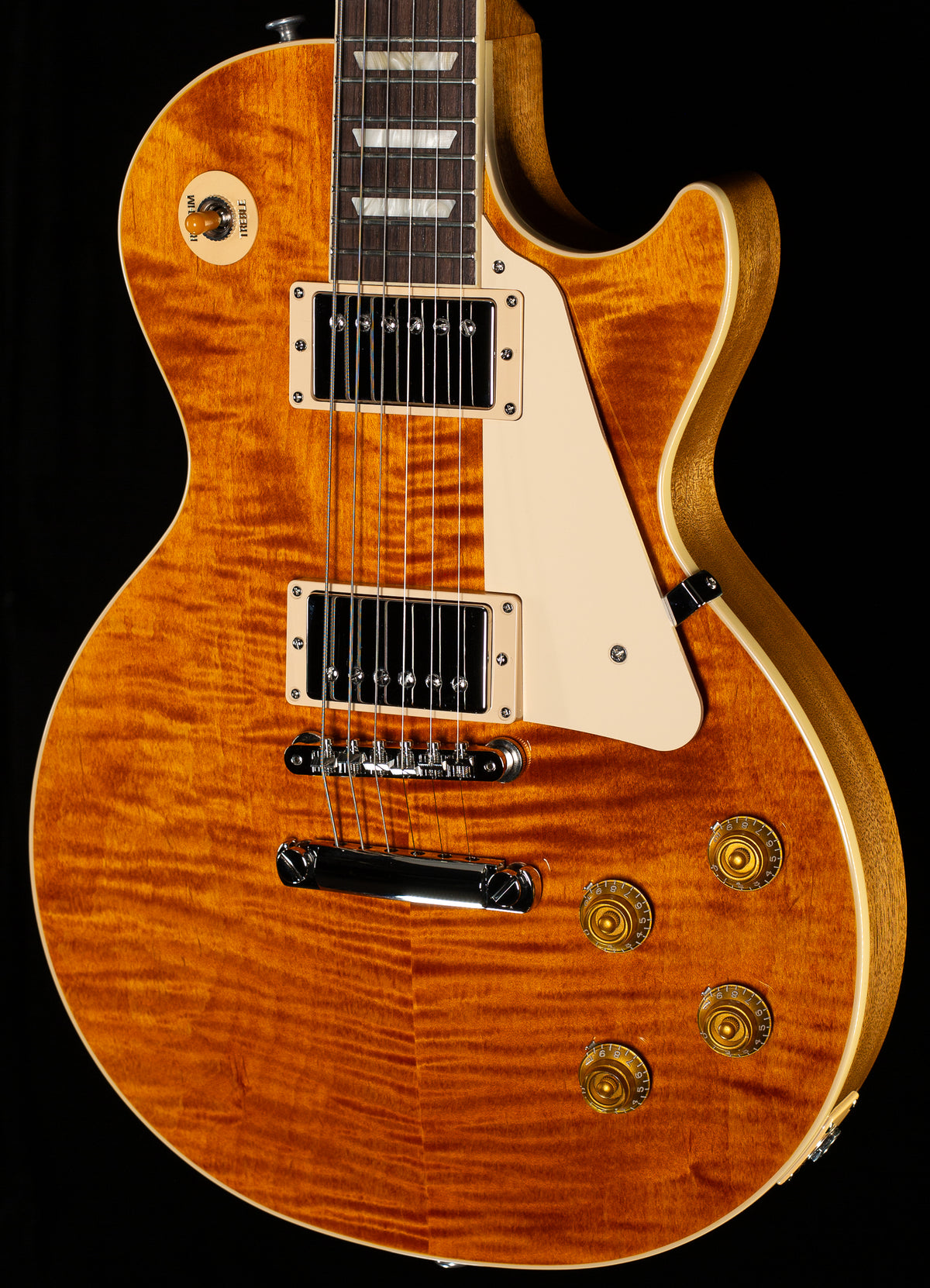 Gibson Les Paul Standard 50s Figured Top Honey Amber (196)