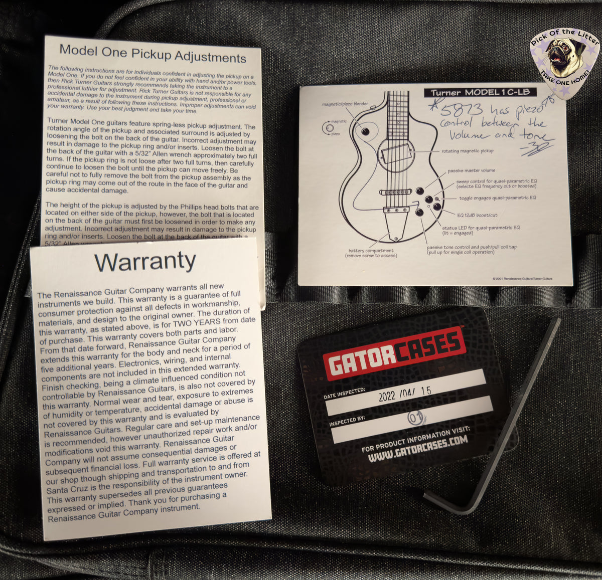 2023 Rick Turner Model 1 Special BP Bass