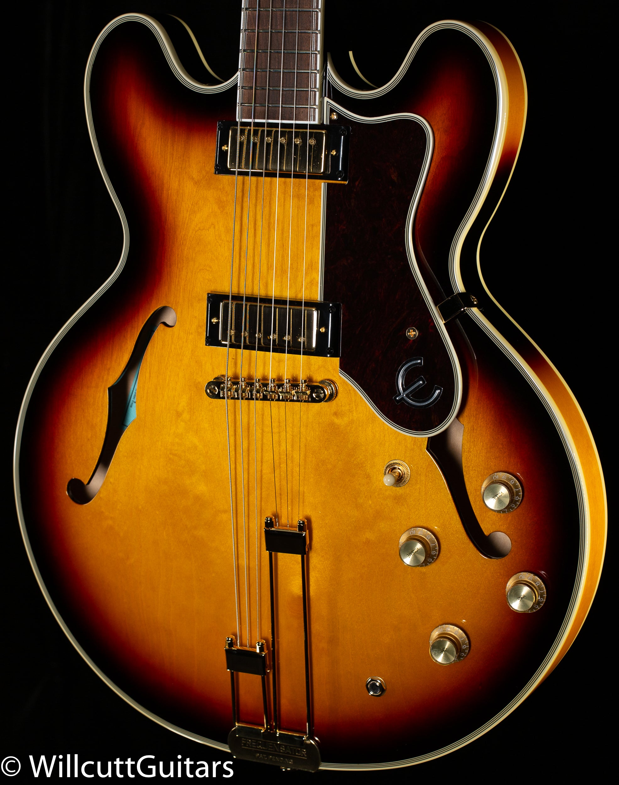 epiphone sheraton tobacco sunburst 1993 Guitar For Sale Vintage Guitar Oldenburg This elegant instrument features a semi Epiphone Sheraton Semi-Hollow Body Electric