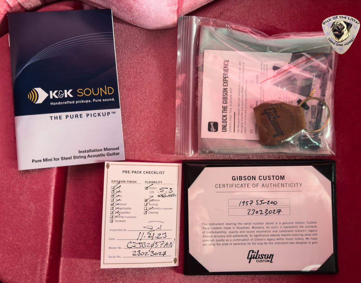 2023 Gibson Custom Shop Historic 1957 SJ-200 Antique Natural