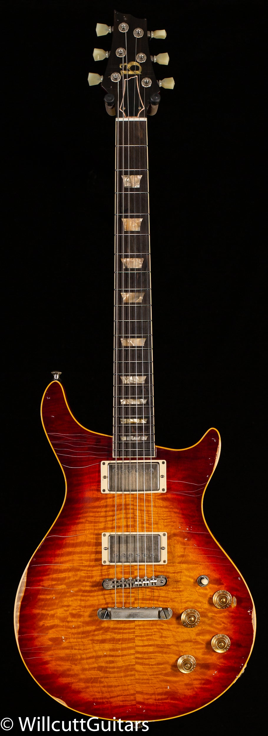 B3 Gene Baker SL59 Brockburst 5A Maple Top Brazilian Fingerboard (038)