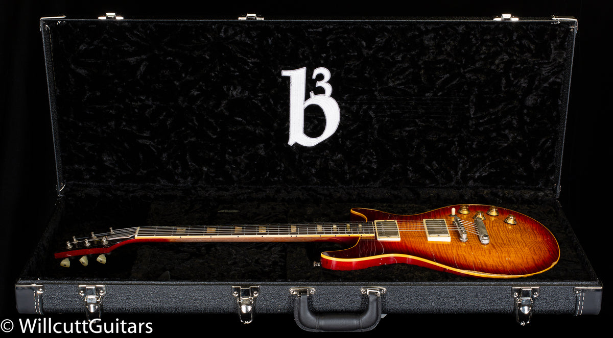 B3 Gene Baker SL59 Brockburst 5A Maple Top Brazilian Fingerboard (038)