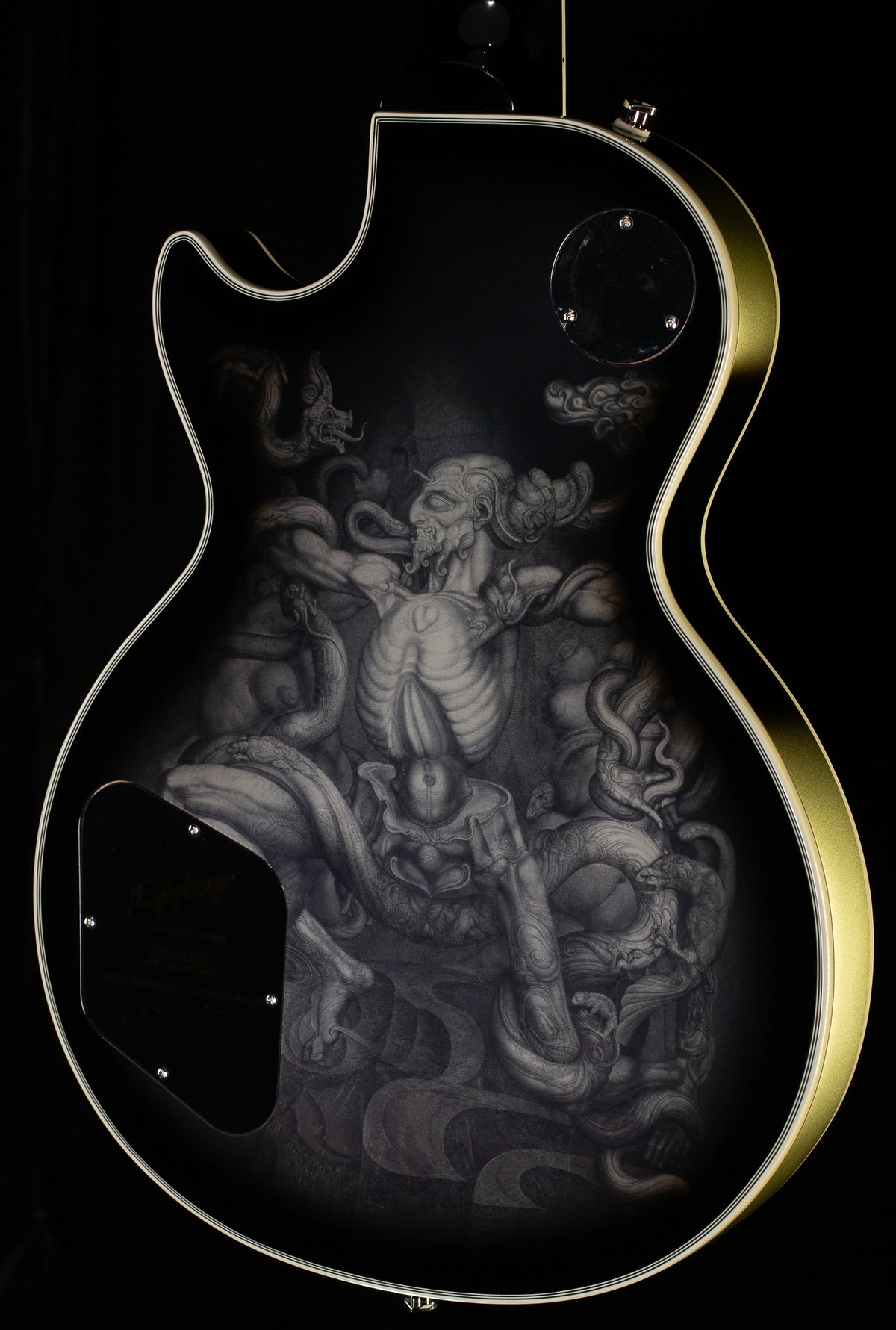 Epiphone Adam Jones Les Paul Custom Art Collection: Ernst Fuchs’ &#39;ANTI- LAOKOON 1965&#39; (815)