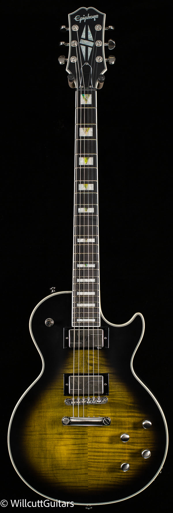 Epiphone Les Paul Prophecy Olive Tiger Aged Gloss (806) - Willcutt