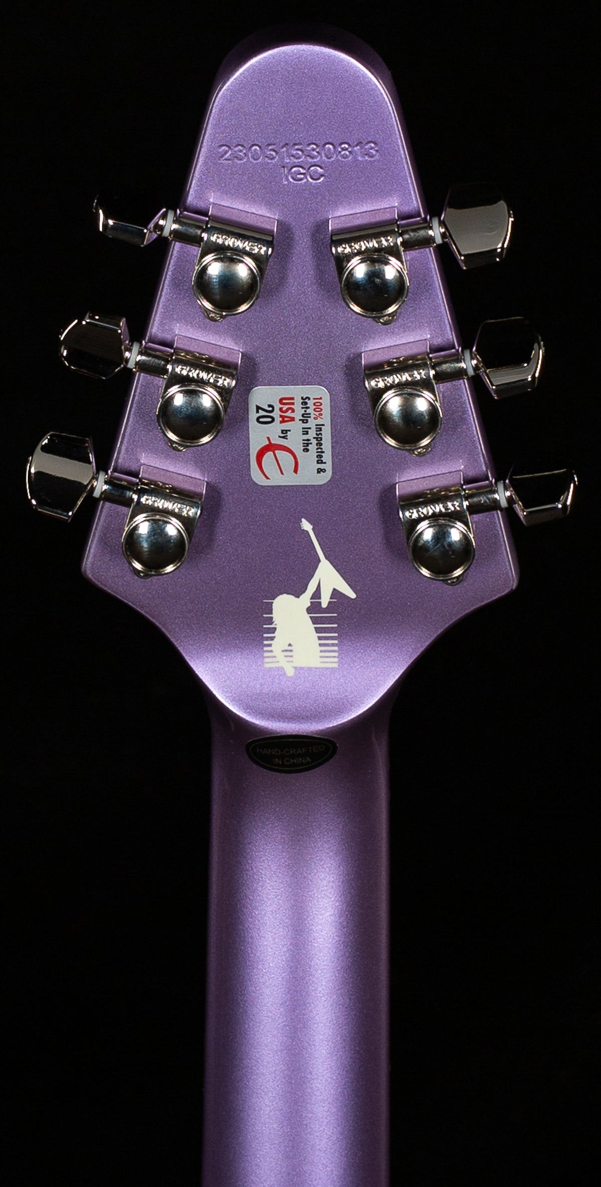 Epiphone Kirk Hammett 1979 Flying V Purple Metallic (813)