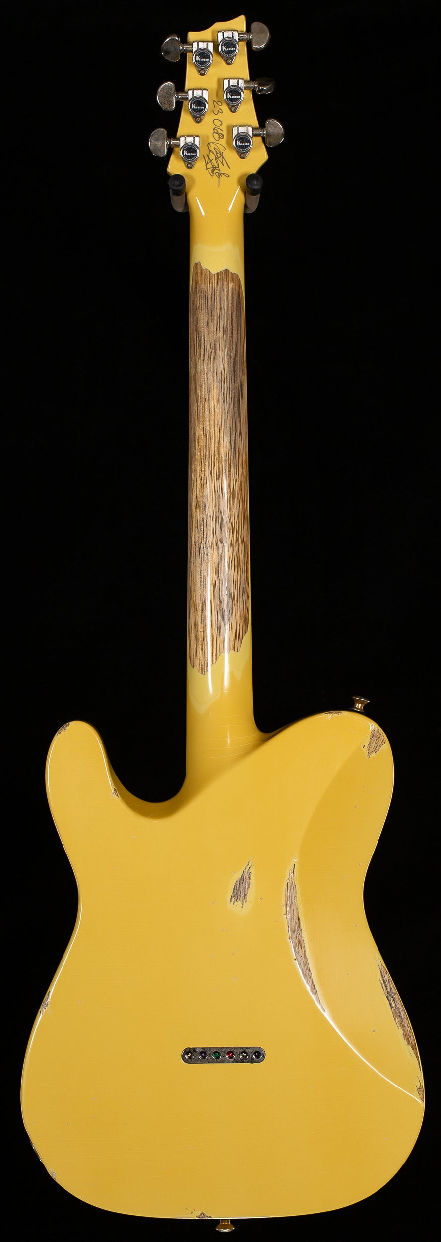 B3 Gene Baker Phoenix V Distressed Korina  (068)