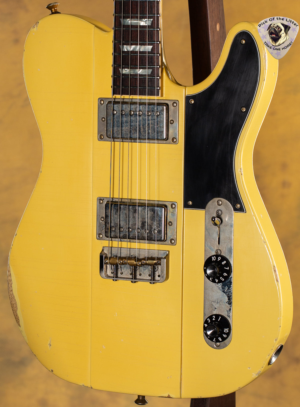 2023 B3 Gene Baker Phoenix V Distressed Korina