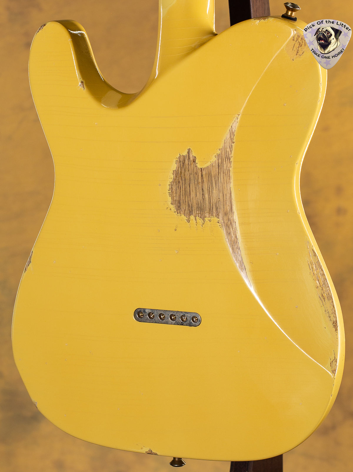 2023 B3 Gene Baker Phoenix V Distressed Korina