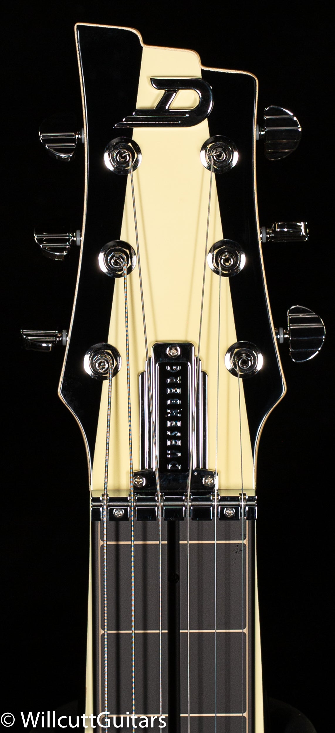 Duesenberg Fairytale Lap Steel Split King Ivory and Black (711)