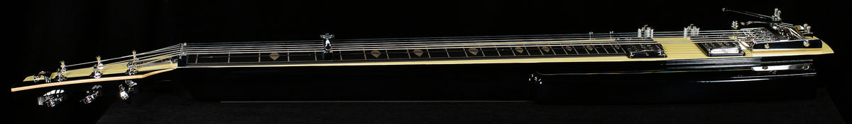 Duesenberg Fairytale Lap Steel Split King Ivory and Black  (823)