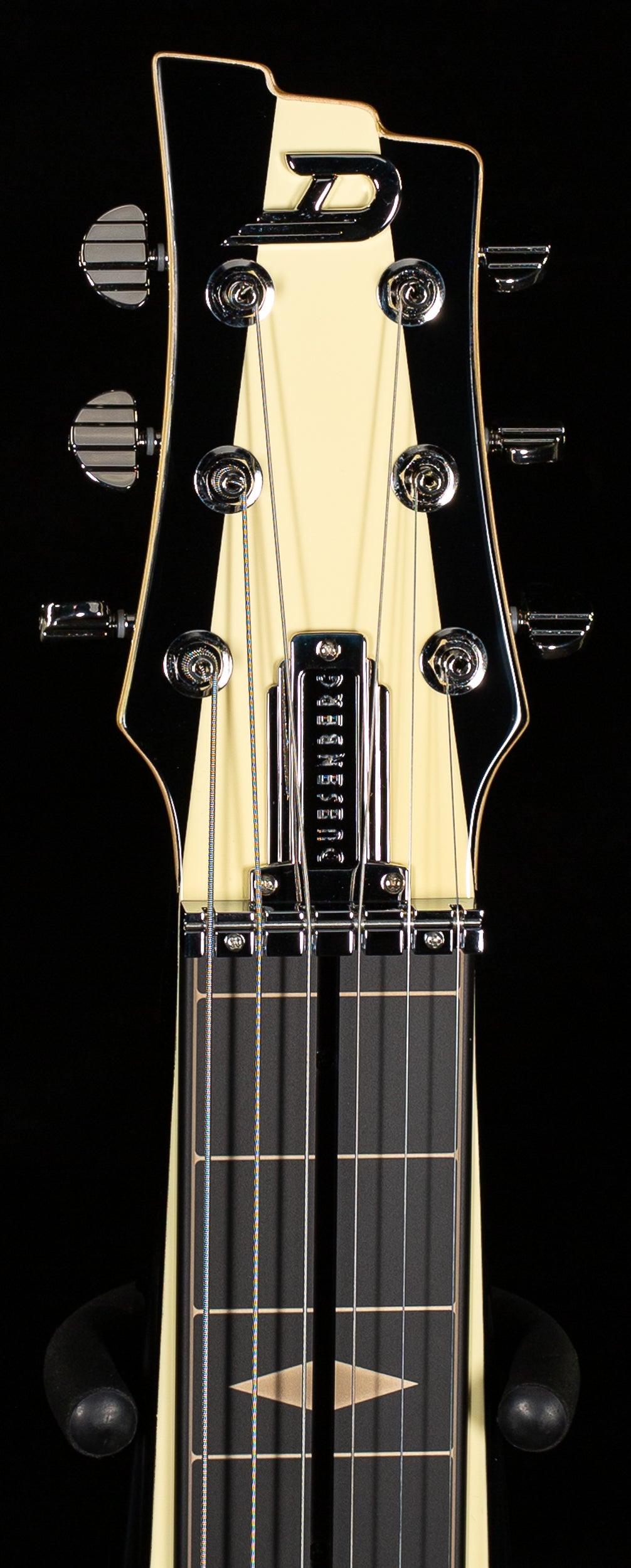 Duesenberg Fairytale Lap Steel Split King Ivory and Black  (823)
