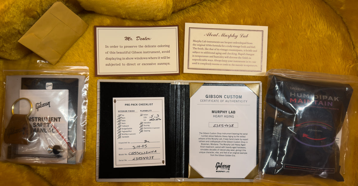 Gibson Custom Shop 1963 Country Western Murphy Lab Heavy Aged Smoked Natural (038)