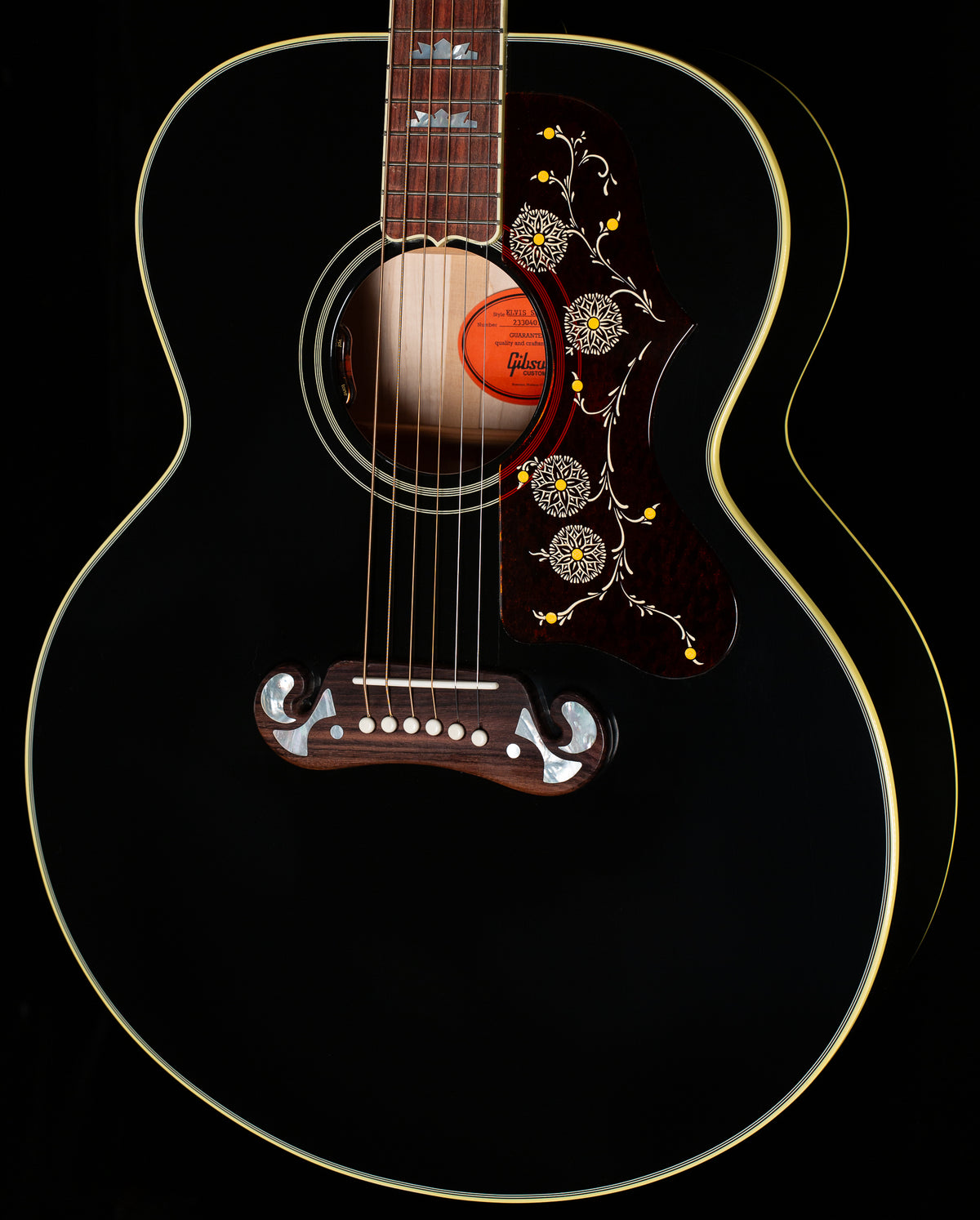 Gibson Elvis SJ-200 Ebony (013)