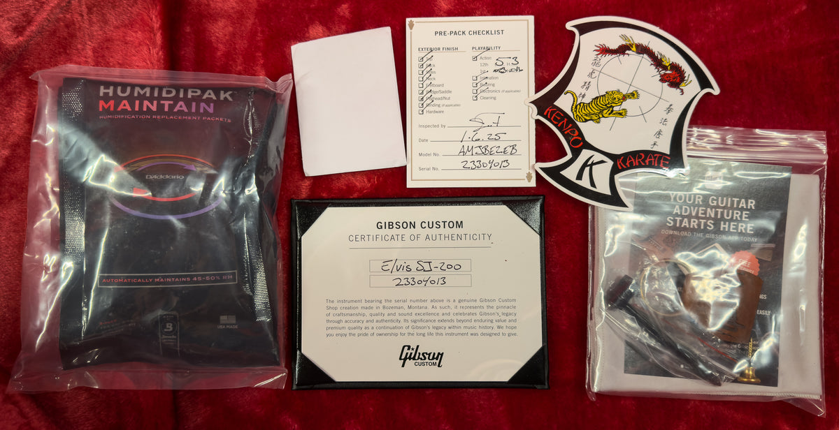 Gibson Elvis SJ-200 Ebony (013)