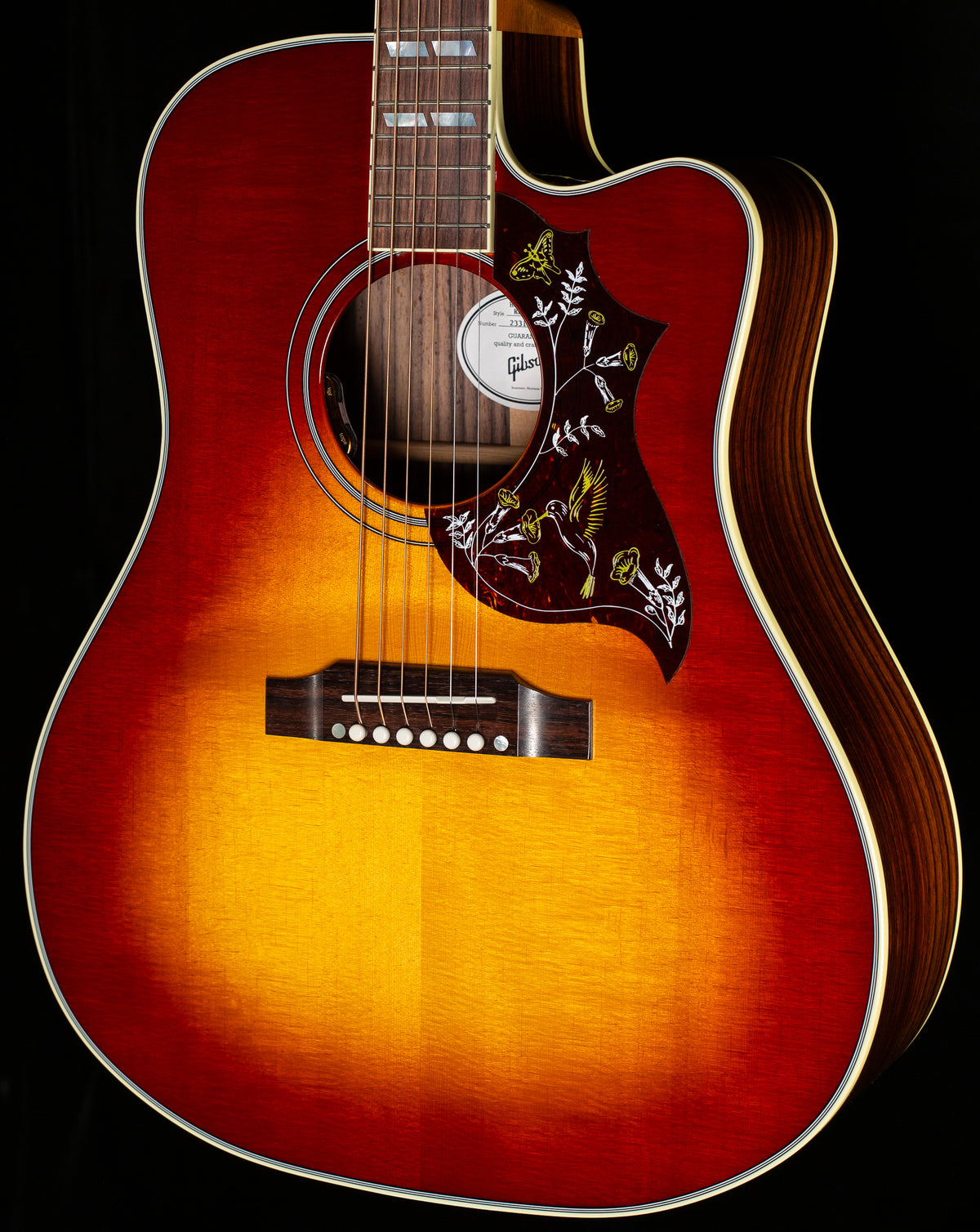 Gibson Hummingbird Standard Rosewood EC Rosewood Burst (086)