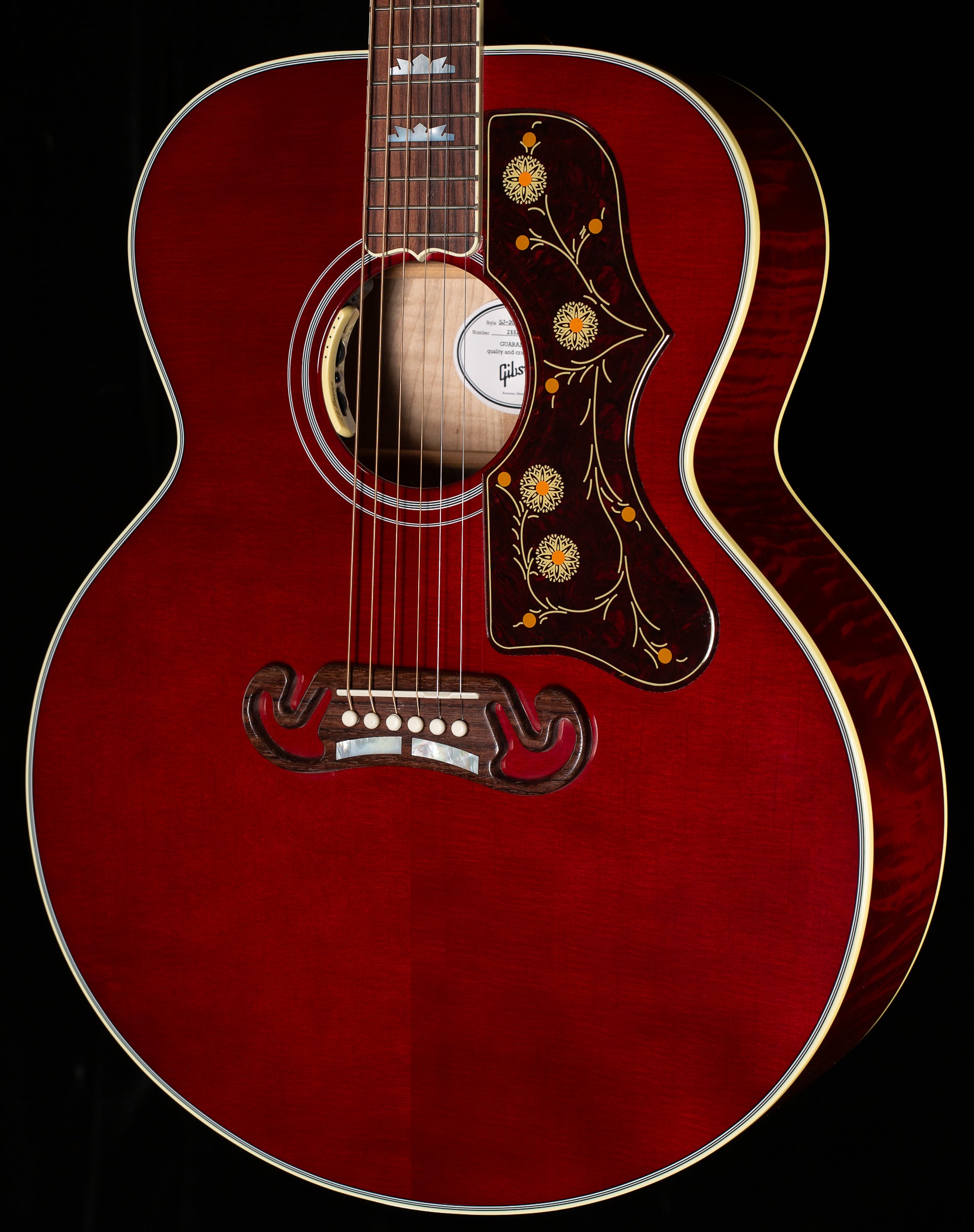 Gibson SJ-200 Standard Maple Wine Red (071) - Willcutt Guitars